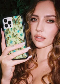 Phone Cases Wildflower Butterfly Sage IPhone Case ★ Sage Green