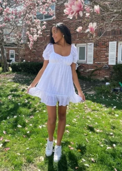 Cotton Candy Be Your Friend Dress ★ White