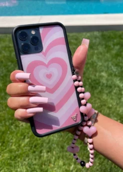 Phone Cases Wildflower Rose Latte Love IPhone Case ★ Pink