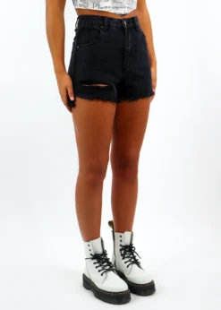 Rollas Jeans Newness Rollas Vamos A La Playa Jean Shorts ★ Black