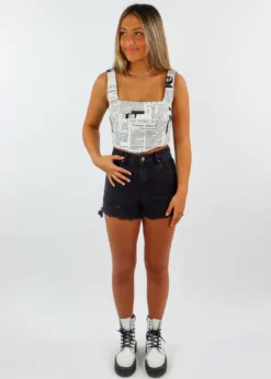 Rollas Jeans Newness Rollas Vamos A La Playa Jean Shorts ★ Black