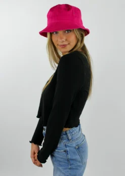 Newhattan Accessories Dream Girl Bucket Hat ★ Hot Pink 7 Newhattan Accessories Dream Girl Bucket Hat ★ Hot Pink
