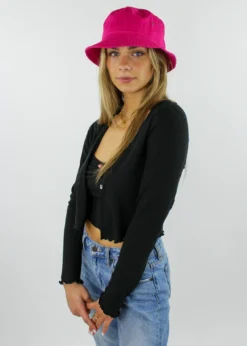 Newhattan Accessories Dream Girl Bucket Hat ★ Hot Pink