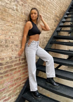 Blue Blush Block Your Number Jeans ★ Grey 13 Blue Blush Block Your Number Jeans ★ Grey