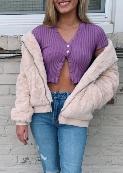 Vintage Havana Baby It's Cold Outside Jacket ★ Cream Best Sellers