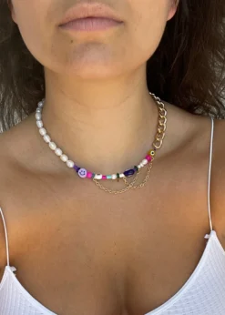 Rock N Rags Candyshop Necklace ★ Lavender Smiley Shop By Brand