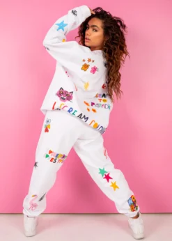 Mayfair Group Mayfair Somebody Loves You Sweatpants ★ White