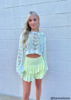 Rock N Rags Best Sellers Sunshine Daydream Skirt ★ Pastel Yellow