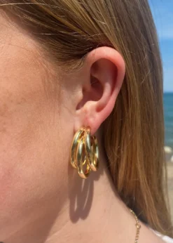 Sahira Jewelry Design Drop The Club Earrings ★ Gold Newness