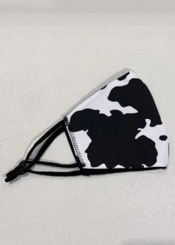 Rock N Rags Accessories Moo Moo Face Mask ★ Cow Print 9 Rock N Rags Accessories Moo Moo Face Mask ★ Cow Print