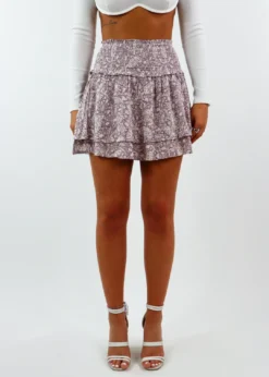 Olivaceous Talk Too Much Skirt ★ Purple Newness