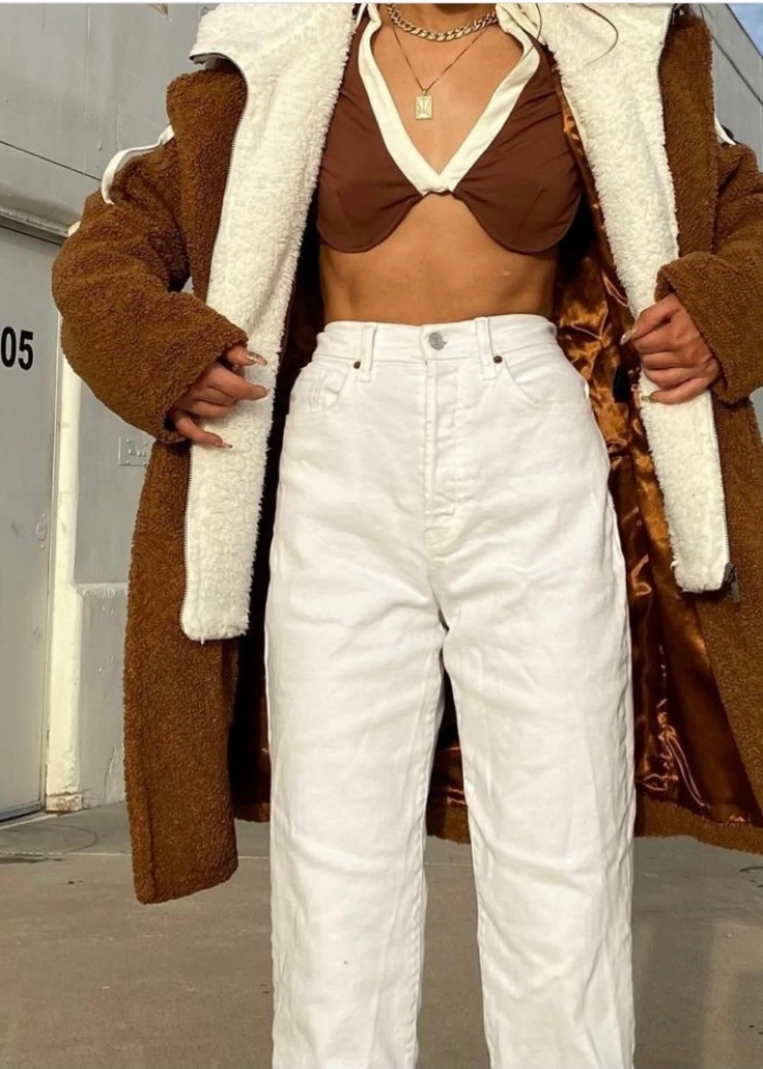 Bailey Rose Lonely Weekend Top ★ Brown & White Tops 5 Bailey Rose Lonely Weekend Top ★ Brown & White Tops