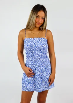 Olivaceous Live Your Life Dress ★ White & Blue Floral 12 Olivaceous Live Your Life Dress ★ White & Blue Floral