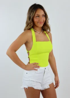 Olivaceous Newness Daylight Tank ★ Neon Yellow