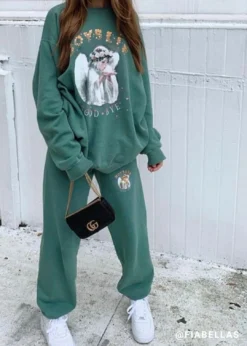 Newness Boys Lie Goodbye Crewneck ★ Green