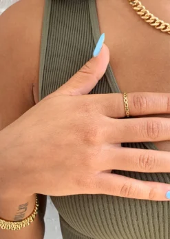 IiShii Designs Link Up Ring ★ Gold Accessories