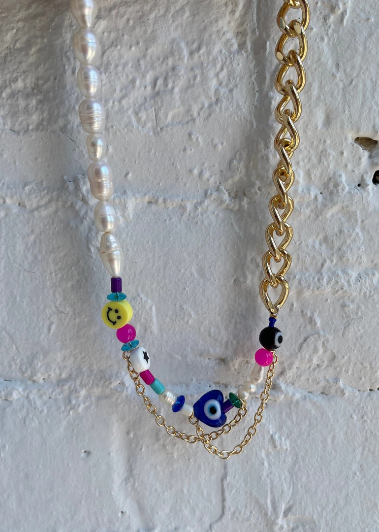 Rock N Rags Candyshop Necklace ★ Yellow Smiley 5 Rock N Rags Candyshop Necklace ★ Yellow Smiley