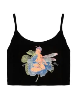 Boys Lie Crave Rose Tank Top ★ Black