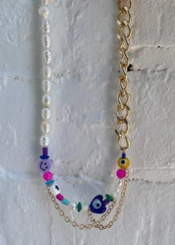 Rock N Rags Candyshop Necklace ★ Lavender Smiley Shop By Brand
