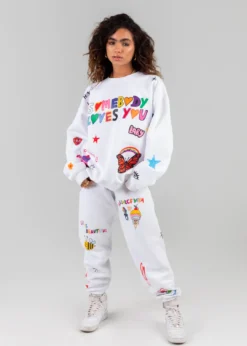 Mayfair Group Mayfair Somebody Loves You Sweatpants ★ White