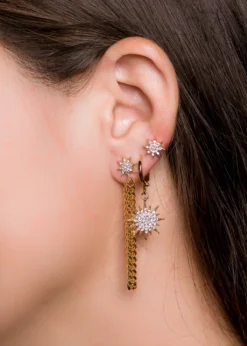 Rock N Rags Shine Bright Drop Earrings ★ Gold