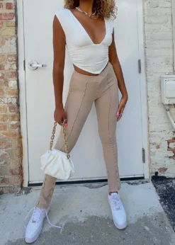 Bailey Rose Nothing Better Pants ★ Tan Bottoms