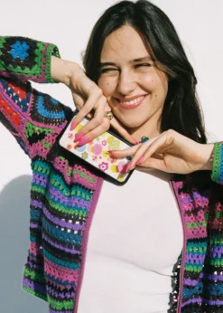 Wildflower Groovy Shroom IPhone Case ★ Yellow