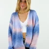 Hem & Thread Tops Glad You Exist Sweater ★ Pink & Blue