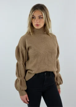 Hem & Thread Won't Stop Sweater ★ Mocha