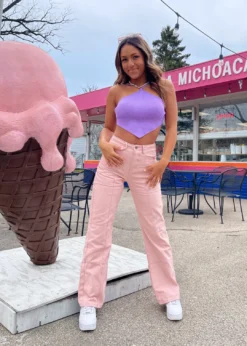 Bailey Rose Happy For Me Pants ★ Pink