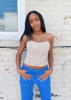 Et Clet Lovesick Corset Top ★ Tan Newness