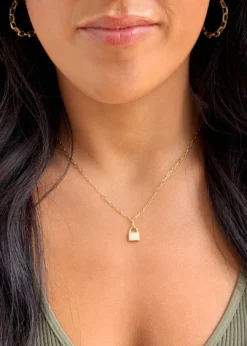 IiShii Designs Love Lockdown Necklace ★ Gold Accessories