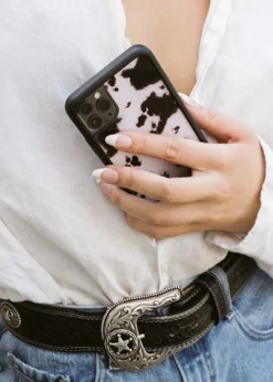 Cowhide Wildflower IPhone Case ★ Cowhide Accessories