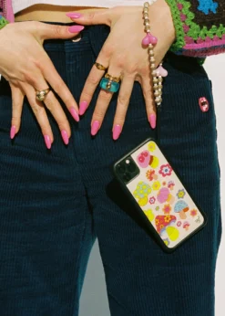 Wildflower Groovy Shroom IPhone Case ★ Yellow