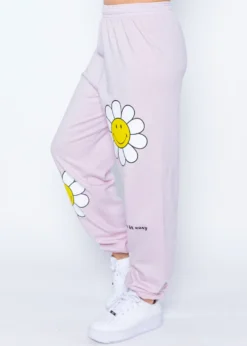 BySamiiRyan By Samii Ryan Smiley Take It Easy Sweatpants ★ Lavender