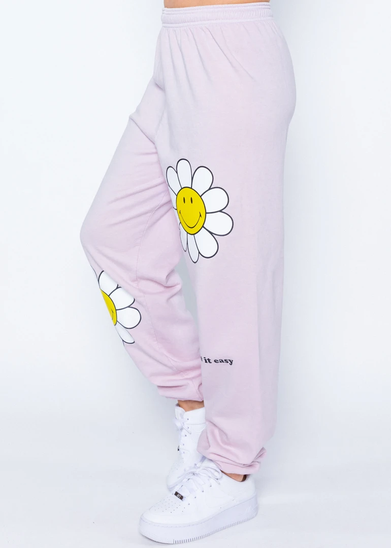 BySamiiRyan By Samii Ryan Smiley Take It Easy Sweatpants ★ Lavender 4 BySamiiRyan By Samii Ryan Smiley Take It Easy Sweatpants ★ Lavender