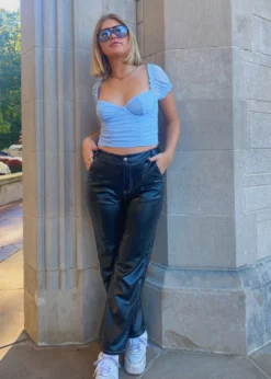 Tic Toc Babygirl Top ★ Baby Blue Best Sellers