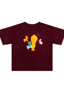 Boys Lie Angry Cupid Boyfriend Tee ★ Burgundy Newness