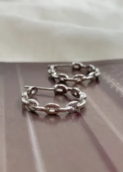 IiShii Designs Accessories Lets Link Hoops ★ Gold And Silver