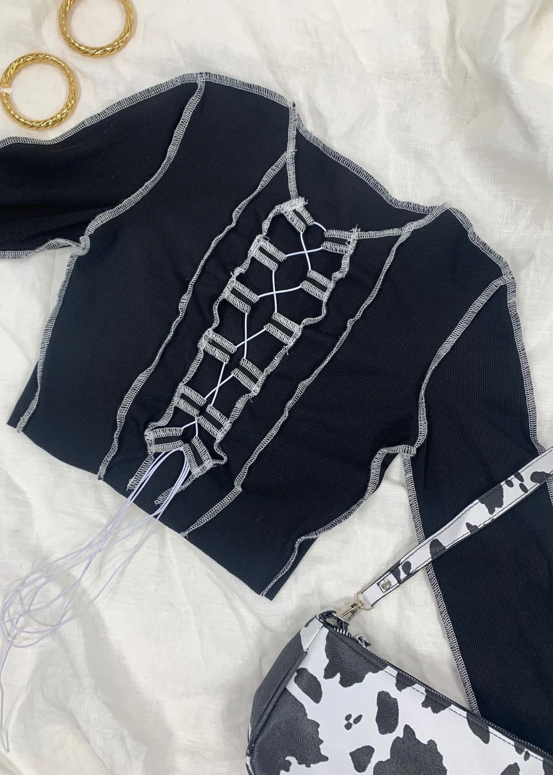 Stevenella Gimme What I Want Long Sleeve Top ★ Black 7 Stevenella Gimme What I Want Long Sleeve Top ★ Black