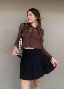 Bailey Rose Best Sellers Essential Tennis Skirt ★ Black