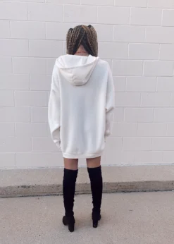 Project Social T Sweaters & Sweatshirts Ariana Hoodie Dress ★ Cream 12 Project Social T Sweaters & Sweatshirts Ariana Hoodie Dress ★ Cream