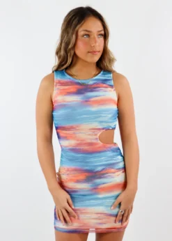 Rock N Rags Sunset Drive Dress ★ Sunset