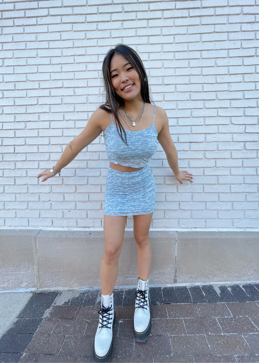 Bailey Rose Unwritten Skirt ★ Powder Blue Bottoms 4 Bailey Rose Unwritten Skirt ★ Powder Blue Bottoms