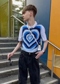 Pretty Garbage Jar Of Hearts Tank ★ Blue Newness