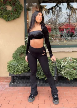 Motel Tops Set Me Free Top ★ Black