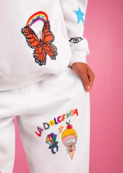 Mayfair Group Mayfair Somebody Loves You Sweatpants ★ White