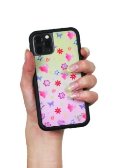 Jewels Wildflower IPhone Case ★ Pink & Green