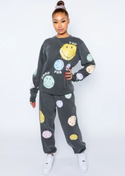 BySamiiRyan By Samii Ryan Smiley Good For You Crewneck ★ Black 8 BySamiiRyan By Samii Ryan Smiley Good For You Crewneck ★ Black