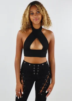 Stevenella All To Myself Top ★ Black Tops